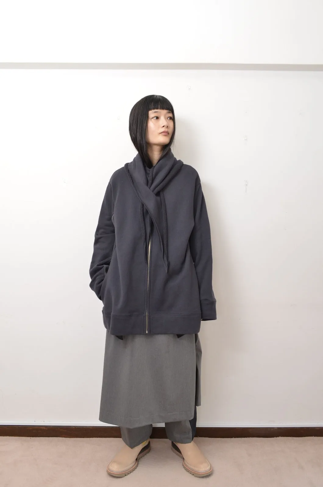 △ SHAWL ZIP-UP PARKA/CHAC