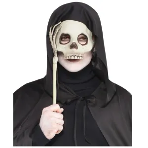 Adult Scary Skeleton Stick Mask