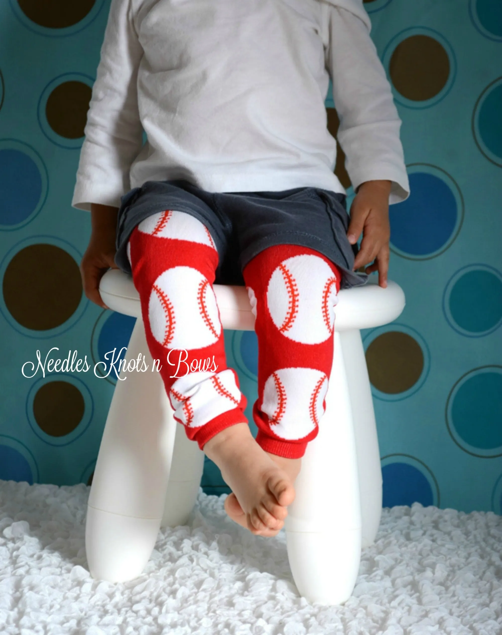 Baseball Leg Warmers for Babies & Toddlers, Boys and Girls