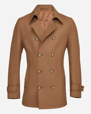 Beige Peacoat