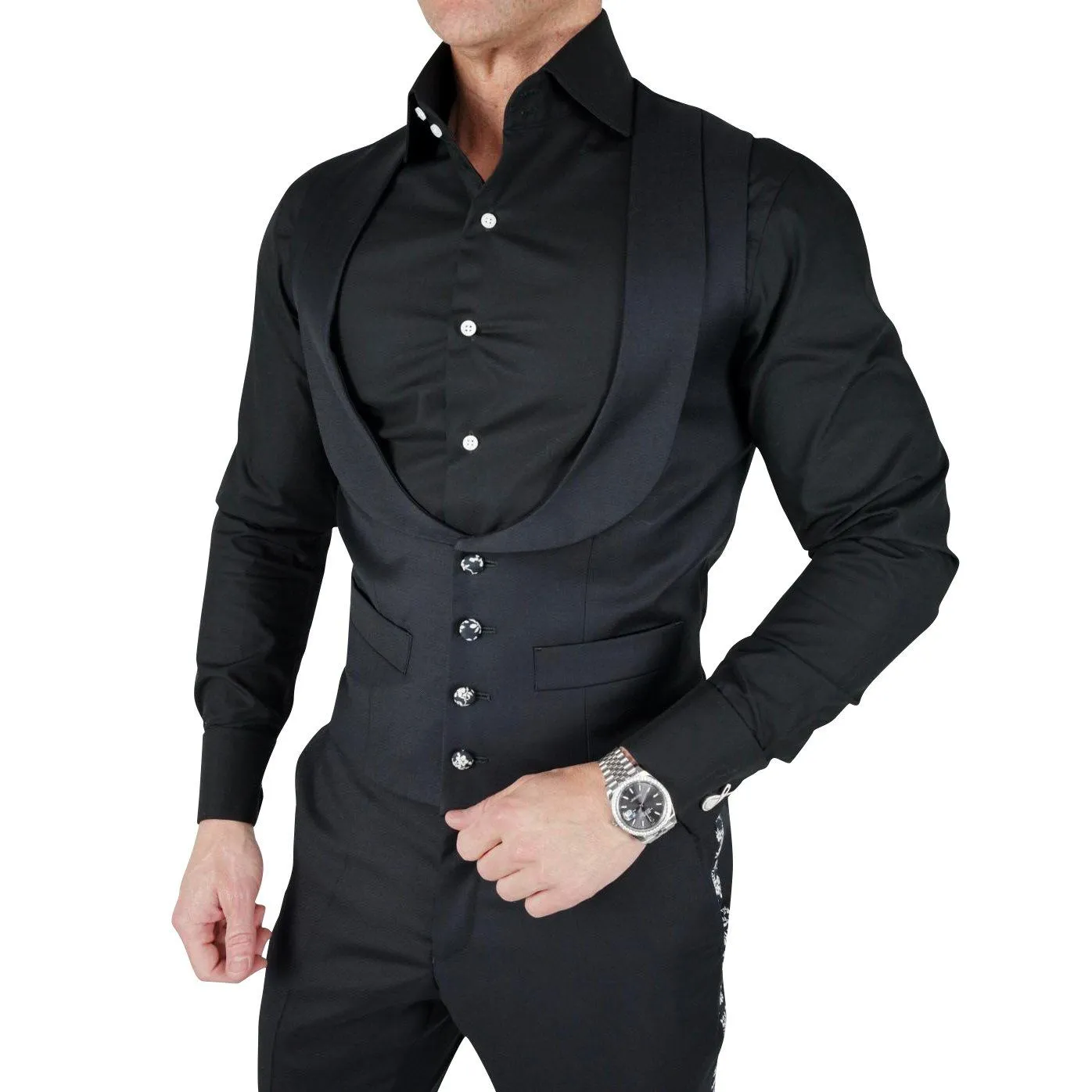 Black Gypso Cavallo Waistcoat