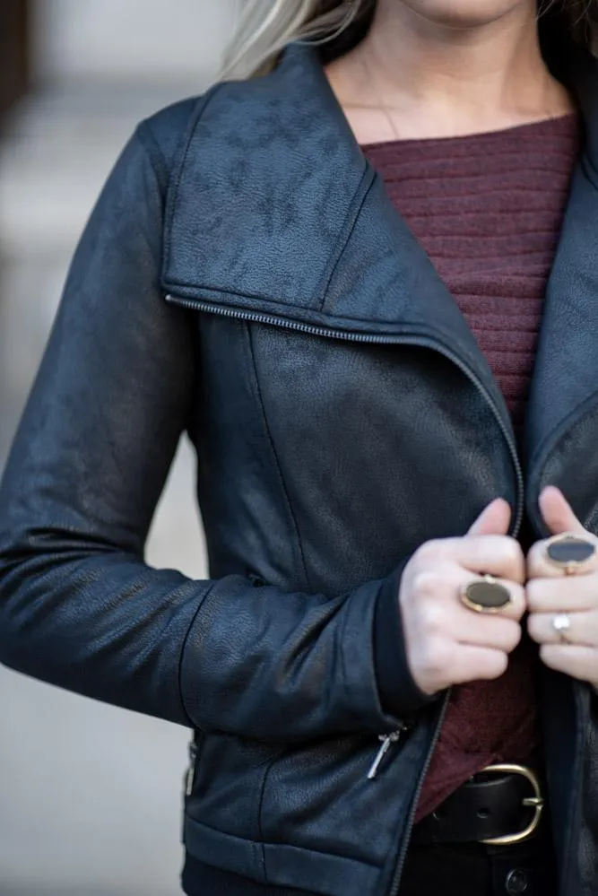 Black Moto Jacket