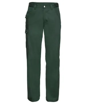 Bottle Green - Polycotton twill workwear trousers