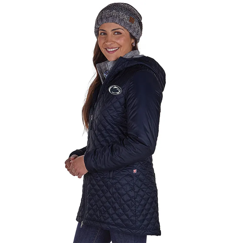 Charles River Ladies Lithium Quilted Hooded Parka