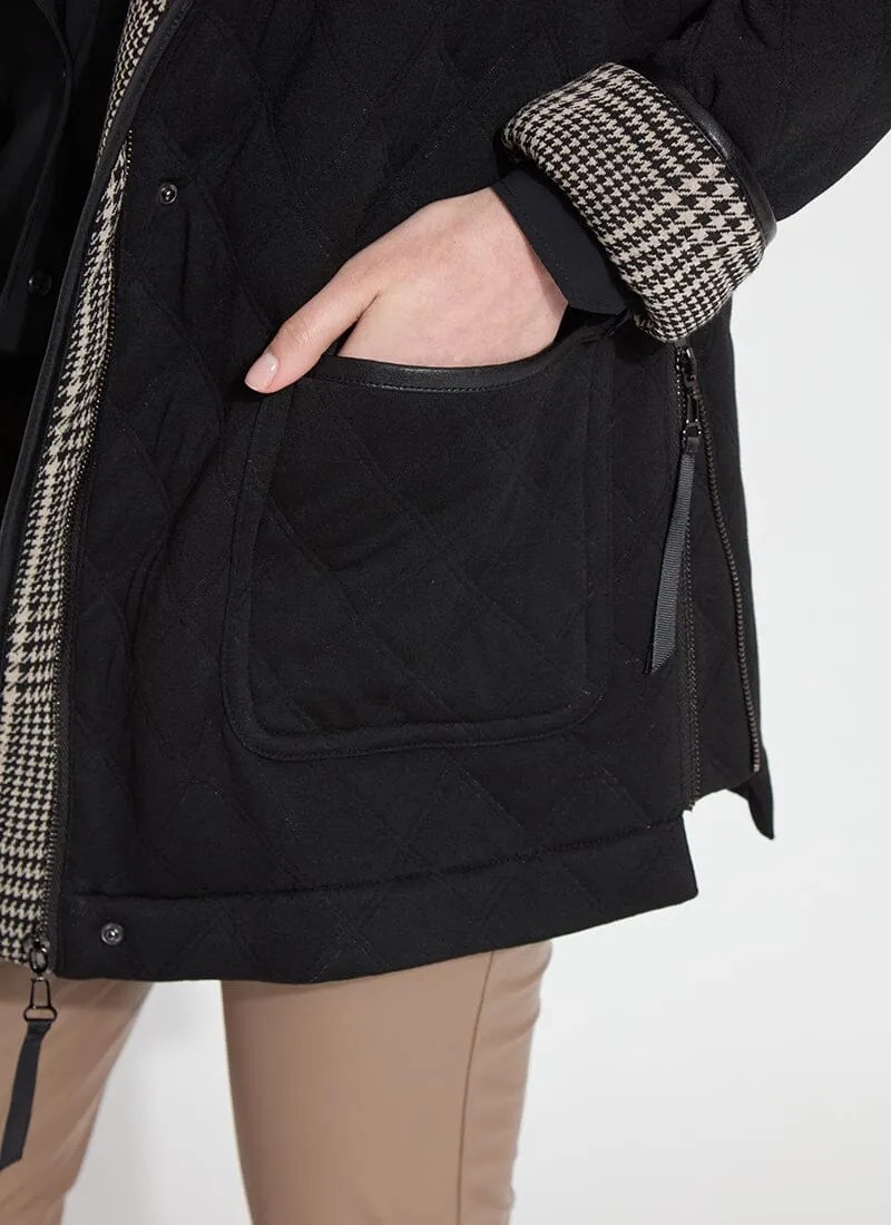 Ciana Quilted Parka | Black