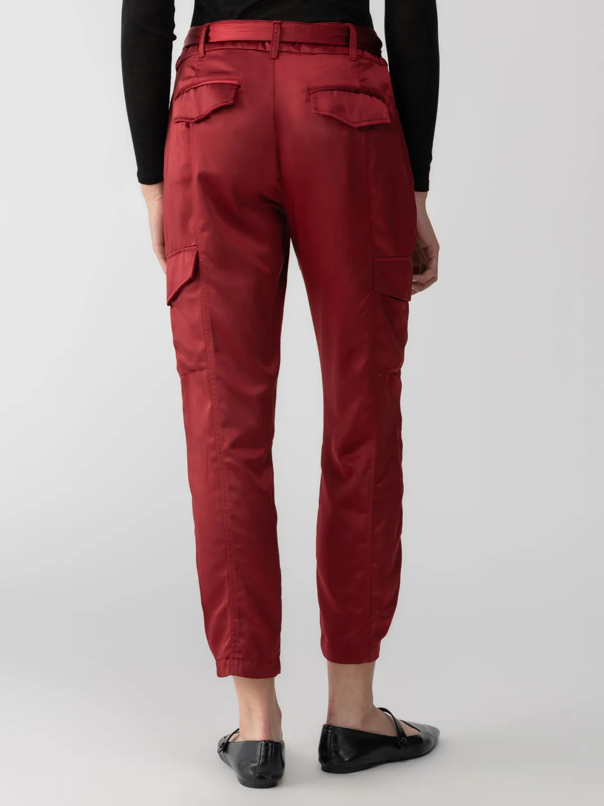 Classy Cargo Standard Rise Trouser Garnet