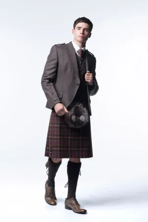 Clunie Brown Tweed Kilt Outfit