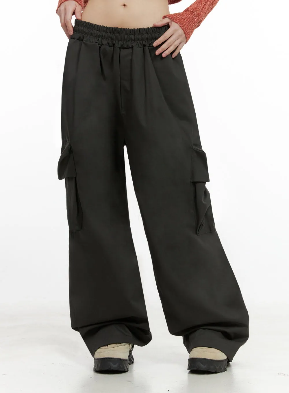 Cotton Cargo Pocket Trousers IO430