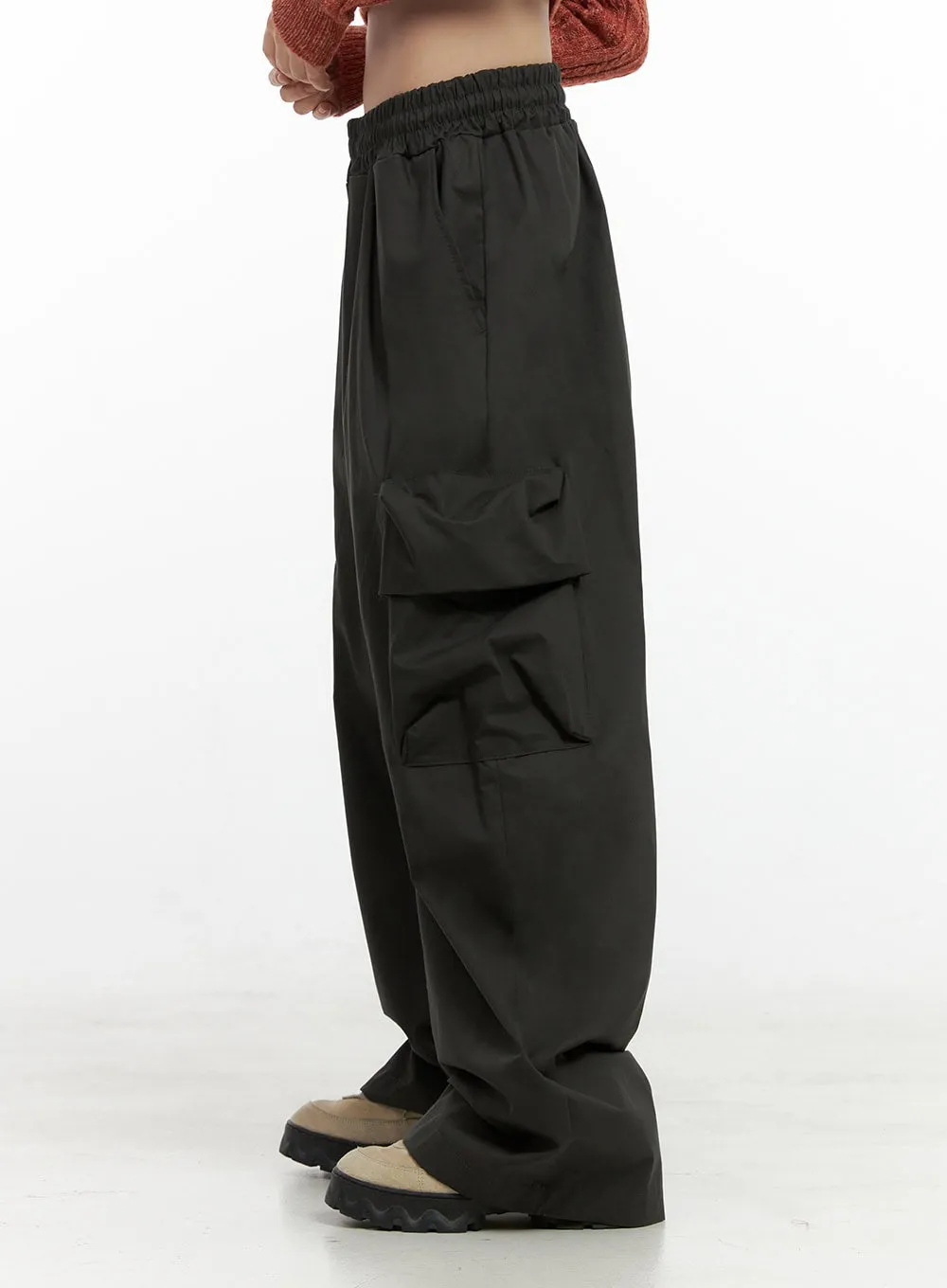 Cotton Cargo Pocket Trousers IO430