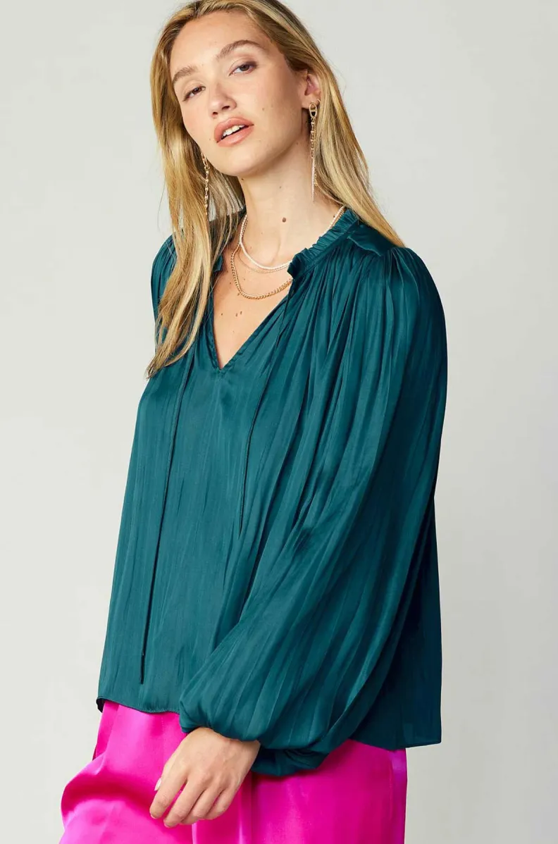 Dark Teal Blouse