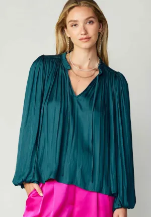 Dark Teal Blouse