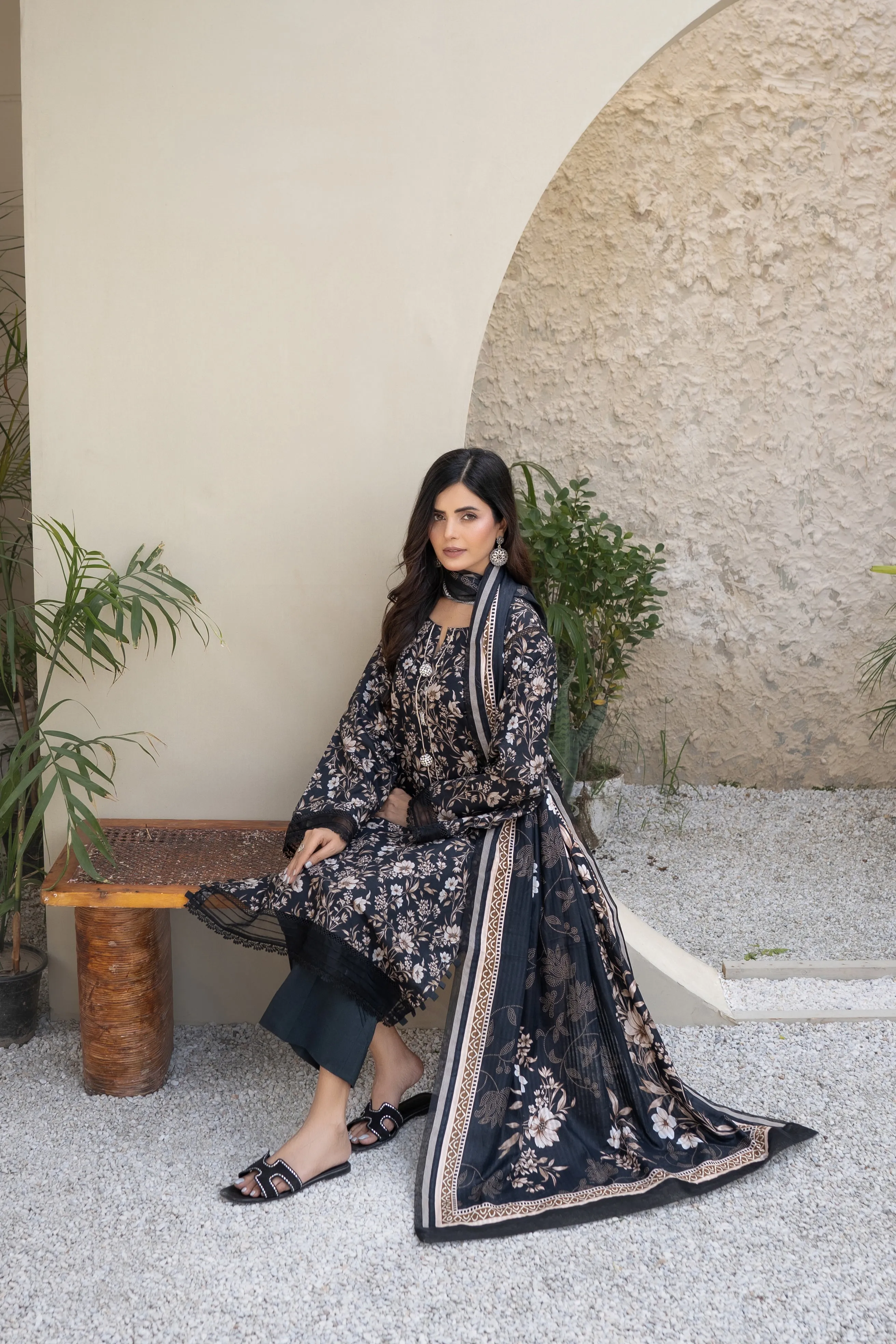 Firdous Resham Printed Cotton Fall '24 – D705