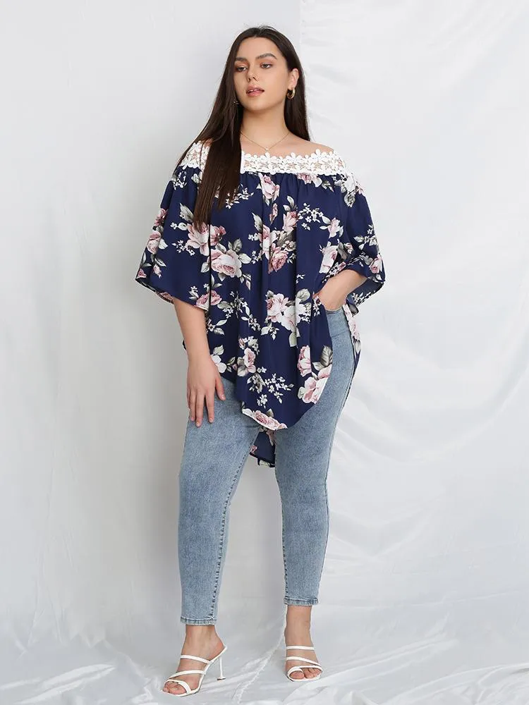 Floral Off Shoulder Blouse