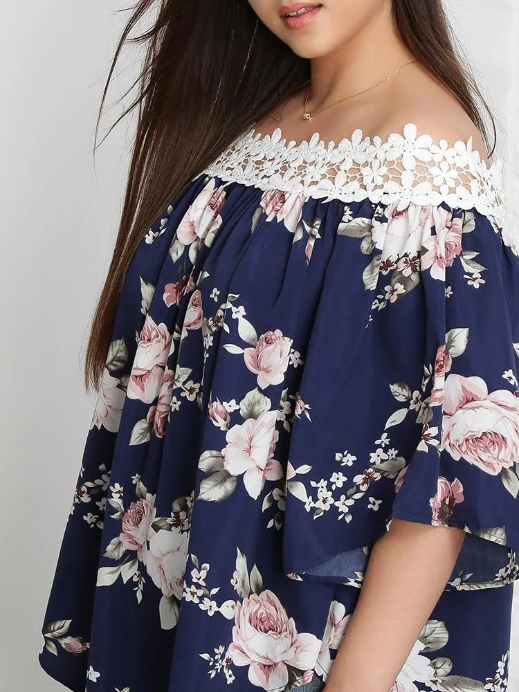 Floral Off Shoulder Blouse