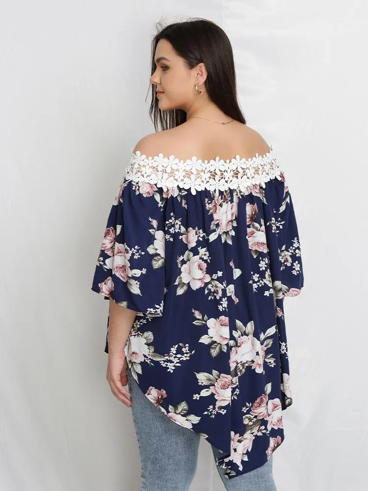 Floral Off Shoulder Blouse