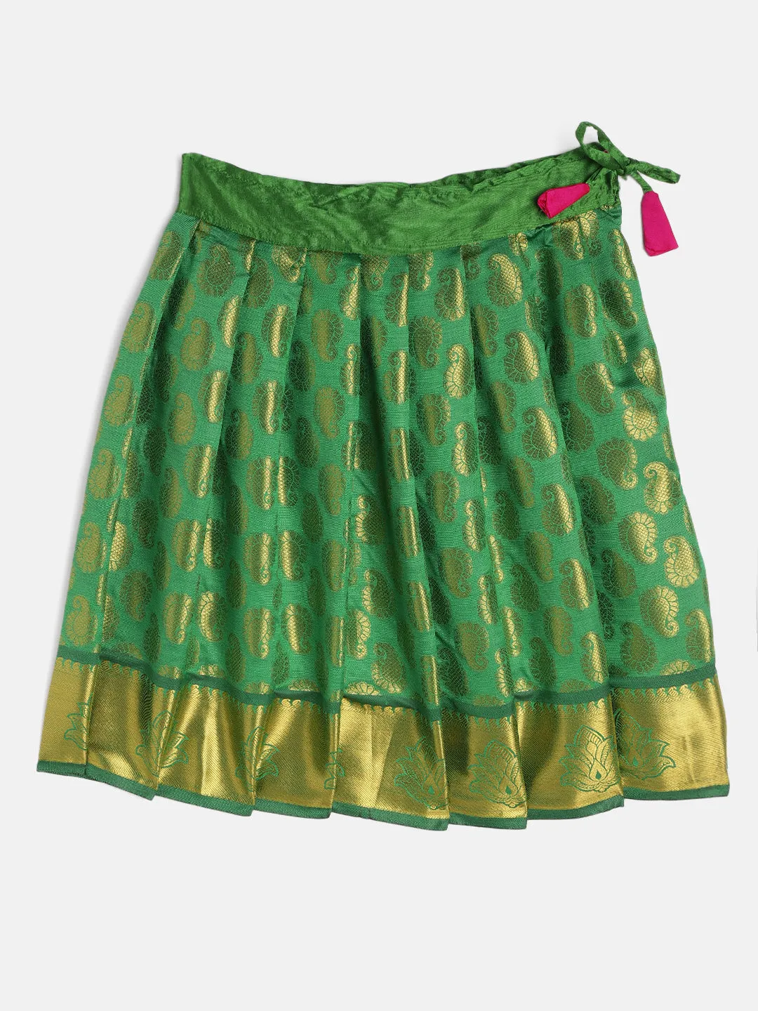 Girl's Pink Color Pavadai Set - BABY LAKSHMI