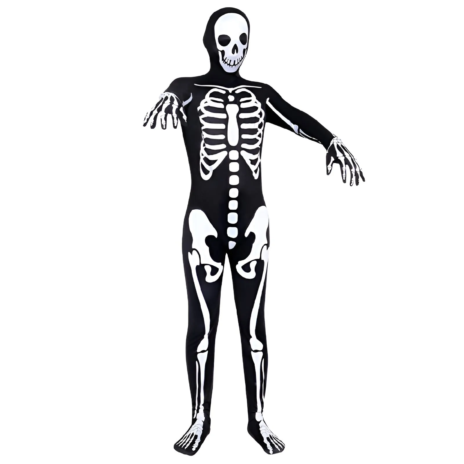 Halloween Cosplay Skeleton Skeleton Jumpsuit