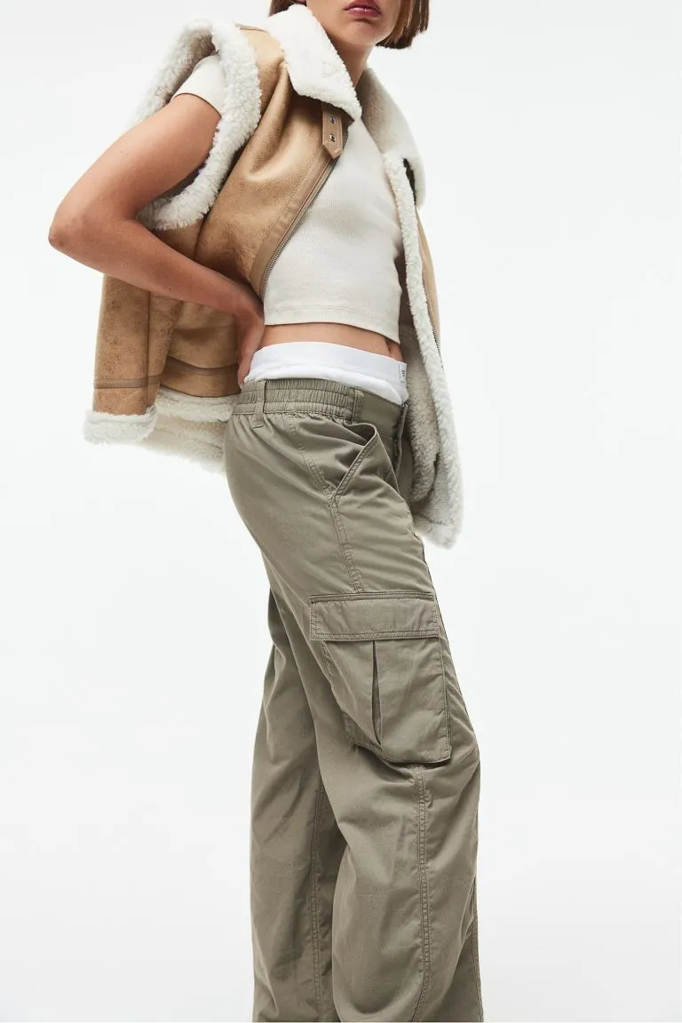 H&M Canvas Cargo Pants