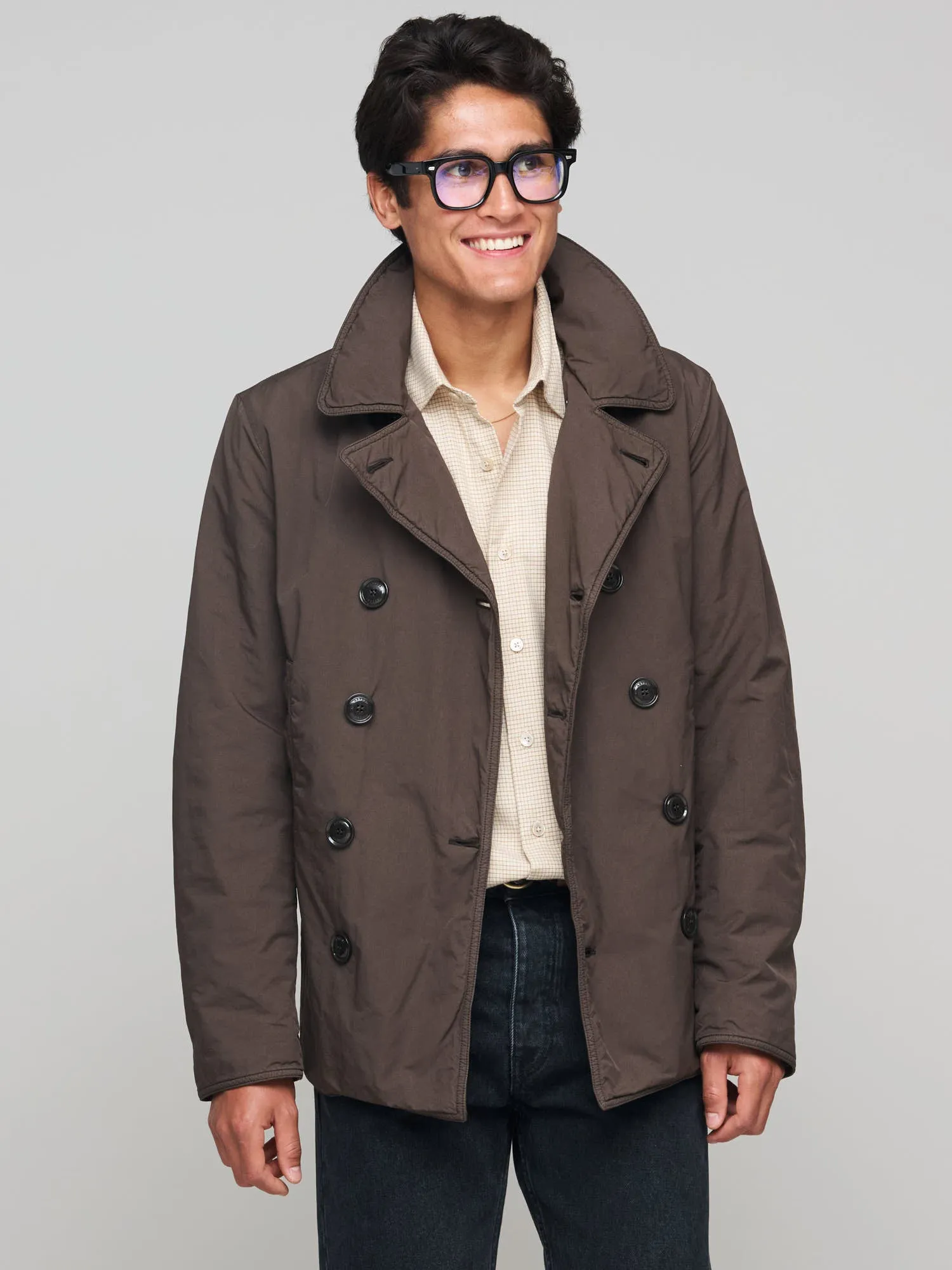 Hopper Peacoat, Brown