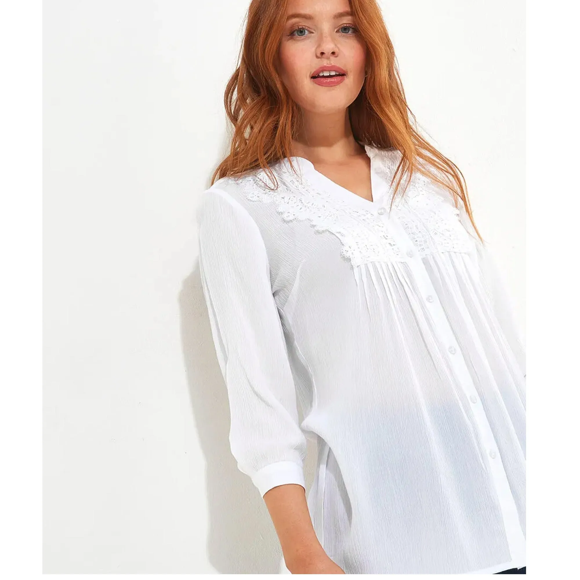 Joe Browns 16 White Favourite Longline Blouse