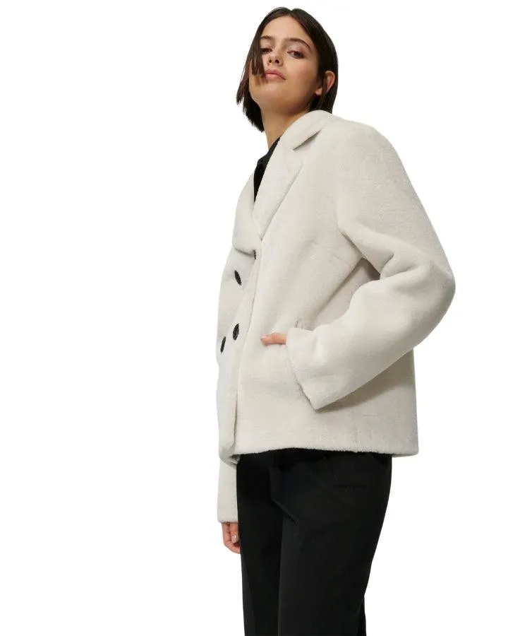 Lambskin Effect Coat