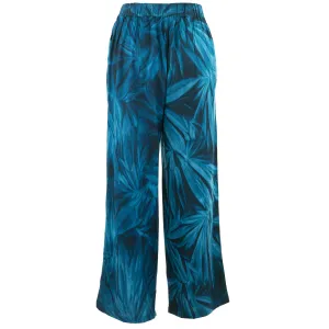 Loose Summer Trousers - Feathers Blue