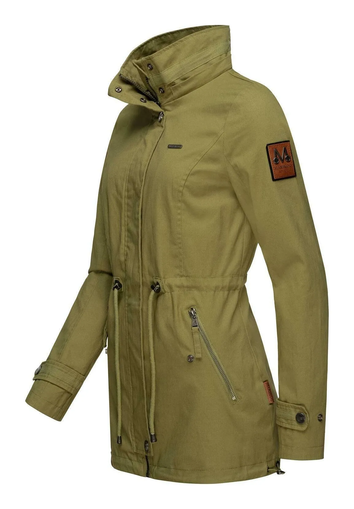 Marikoo parka with hood, green