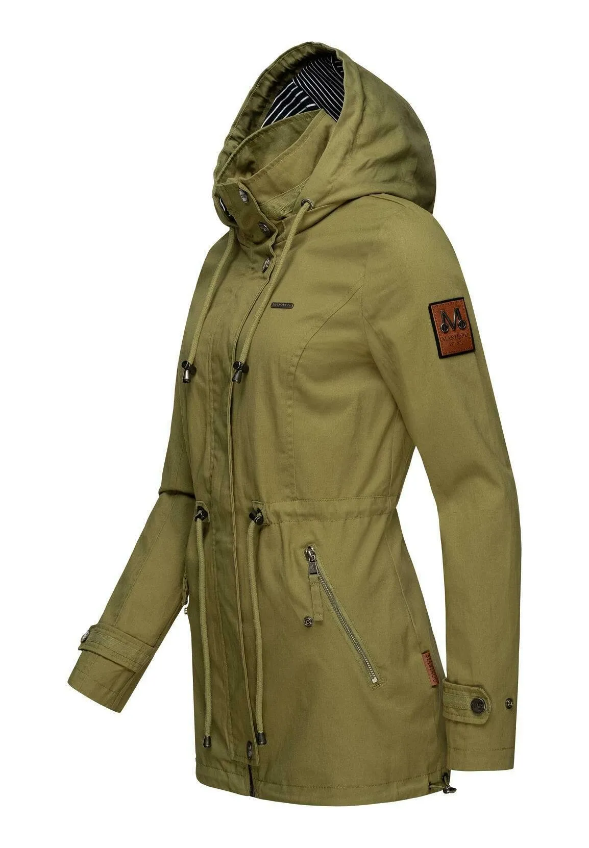 Marikoo parka with hood, green