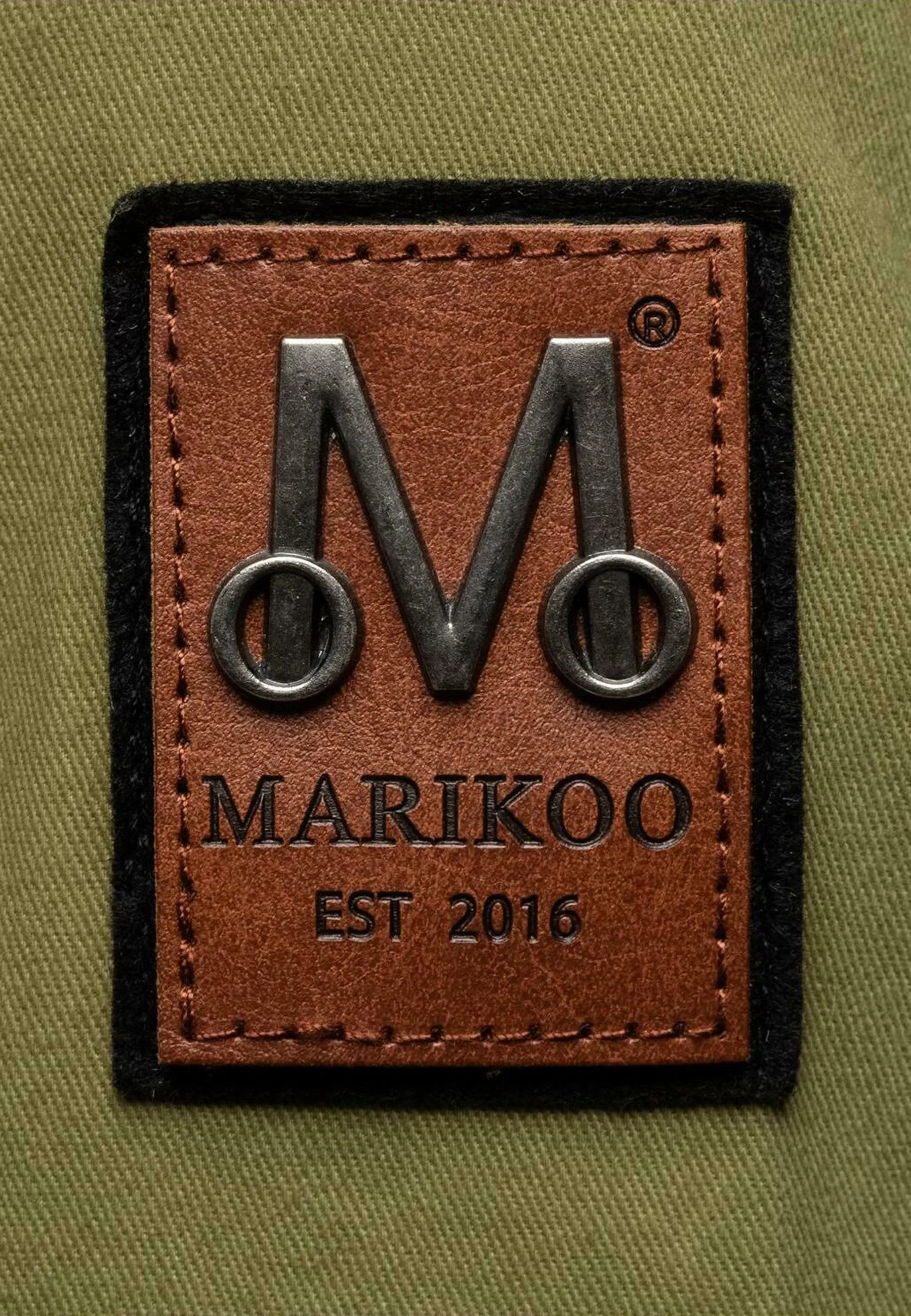 Marikoo parka with hood, green