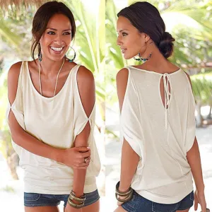 Marlena - Off Shoulder Summer Casual Blouse