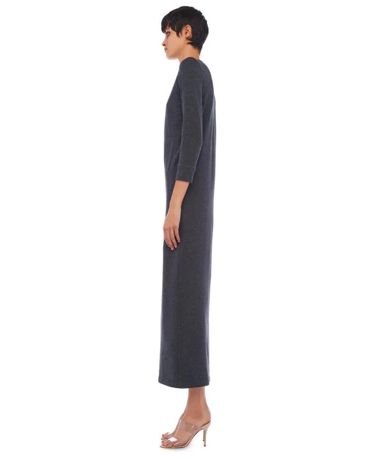 Norma Kamali 3/4 Sleeve Terry Gown