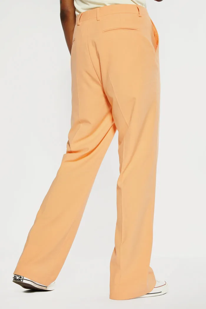 Peach Flared Trousers