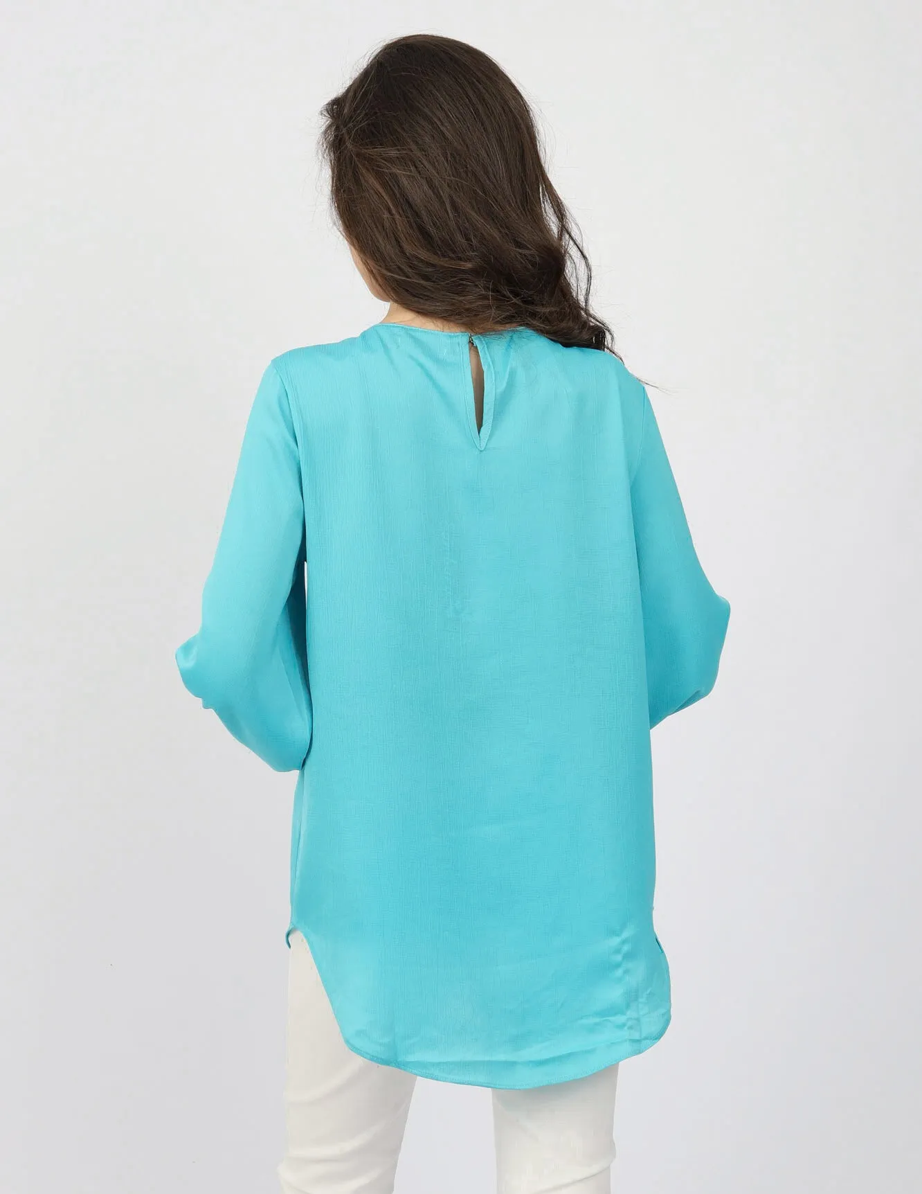 Pleat Cuff Blouse