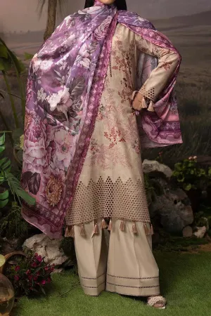 Printskari By Adan's Libas 3 Piece Unstitched Emb Lawn Collection'2024-AL-09