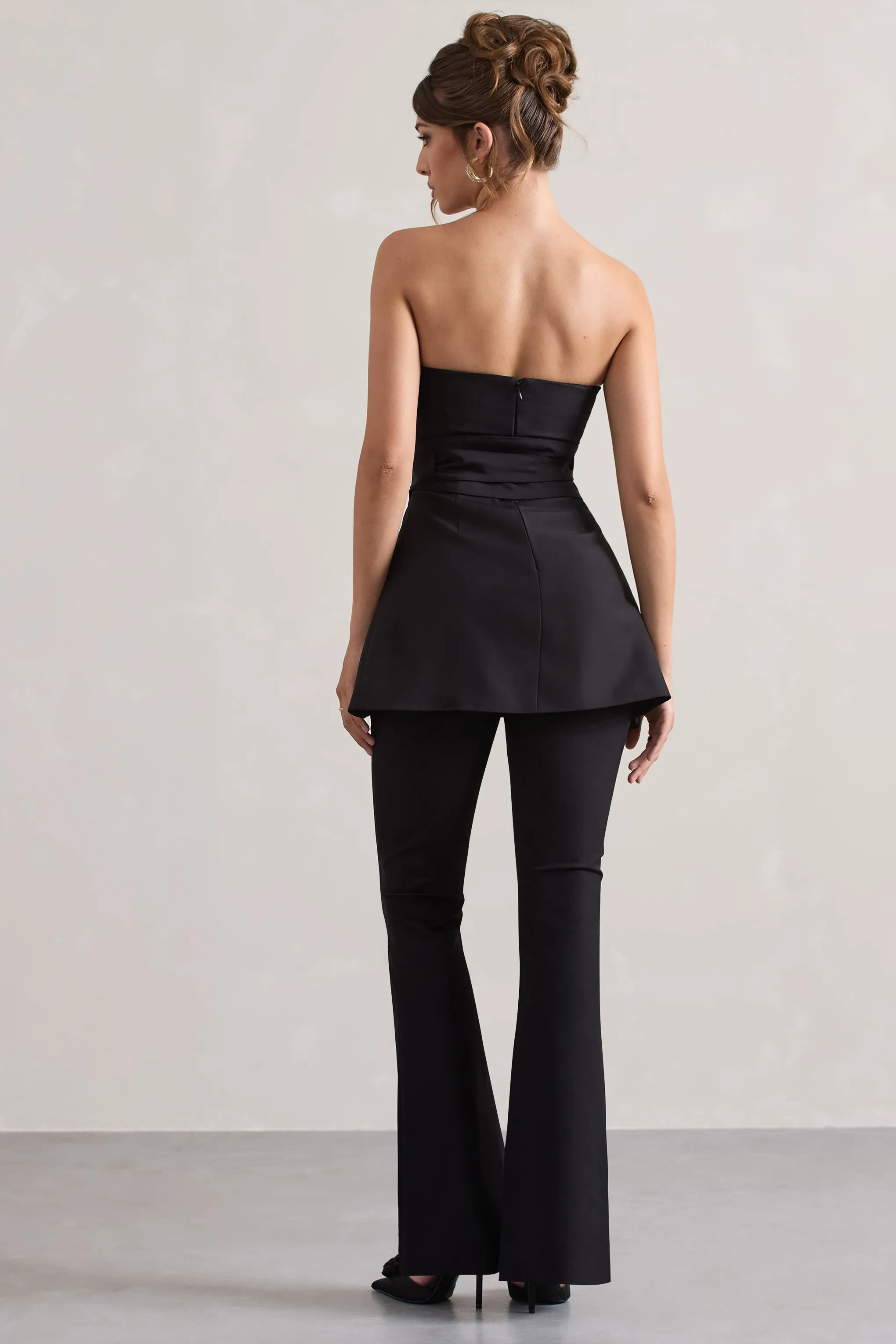 Purpose | Black Flared-Leg Trousers