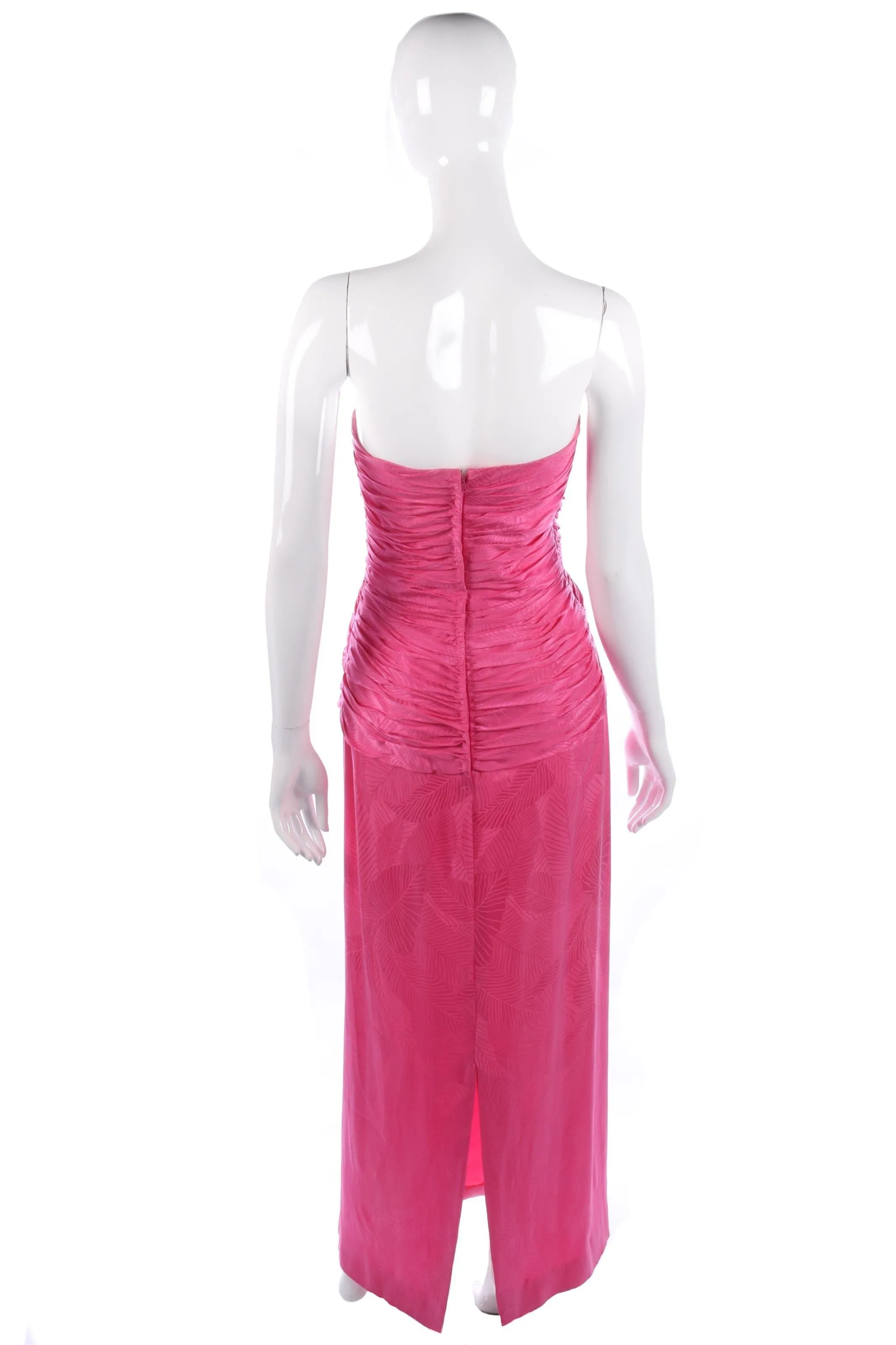 Robina stunning evening gown pink with beading size S