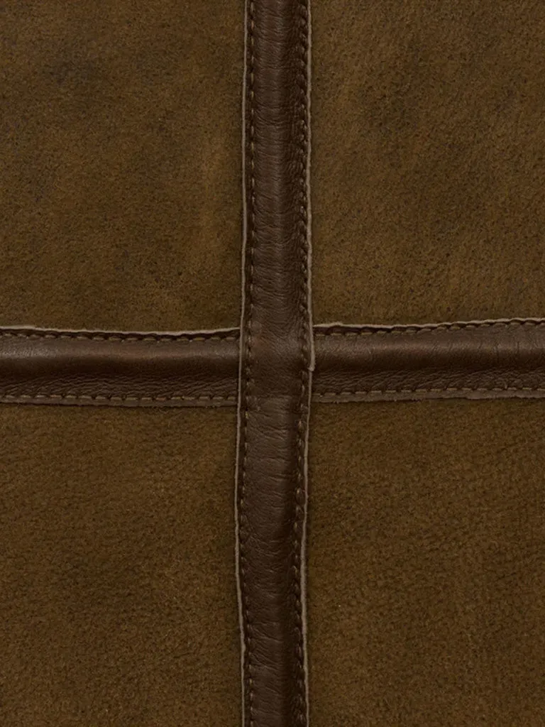 Shearling Suede Genuine Leather Jacket