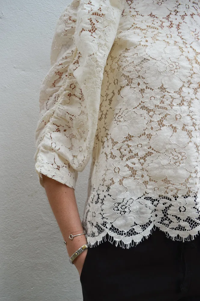 Stella Nova Lace Ecru Blouse