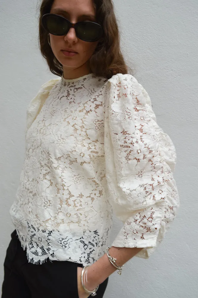 Stella Nova Lace Ecru Blouse