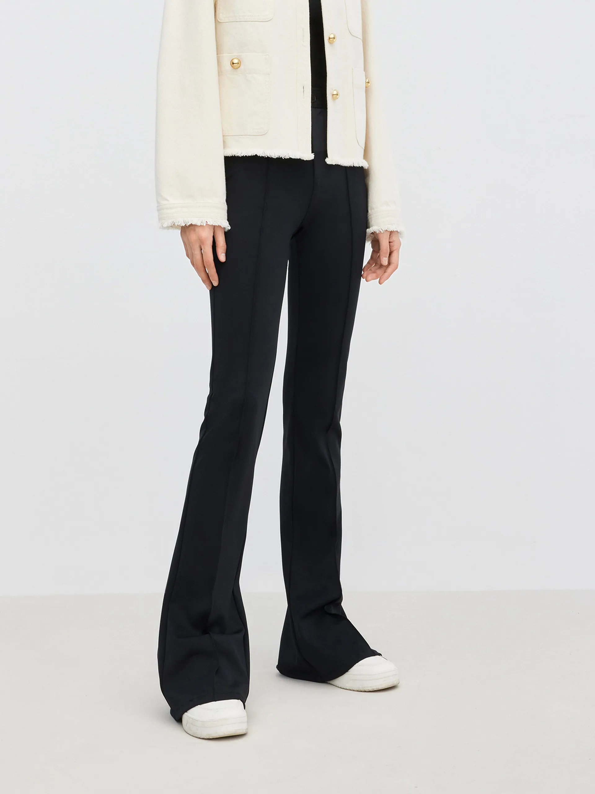 Tailored Flared Trousers