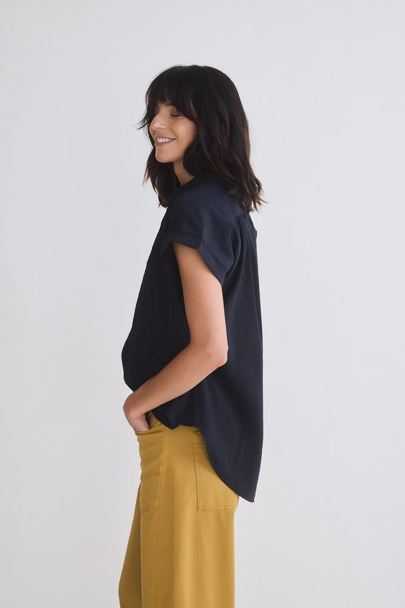 The Nonchalant Oversized Voile Blouse