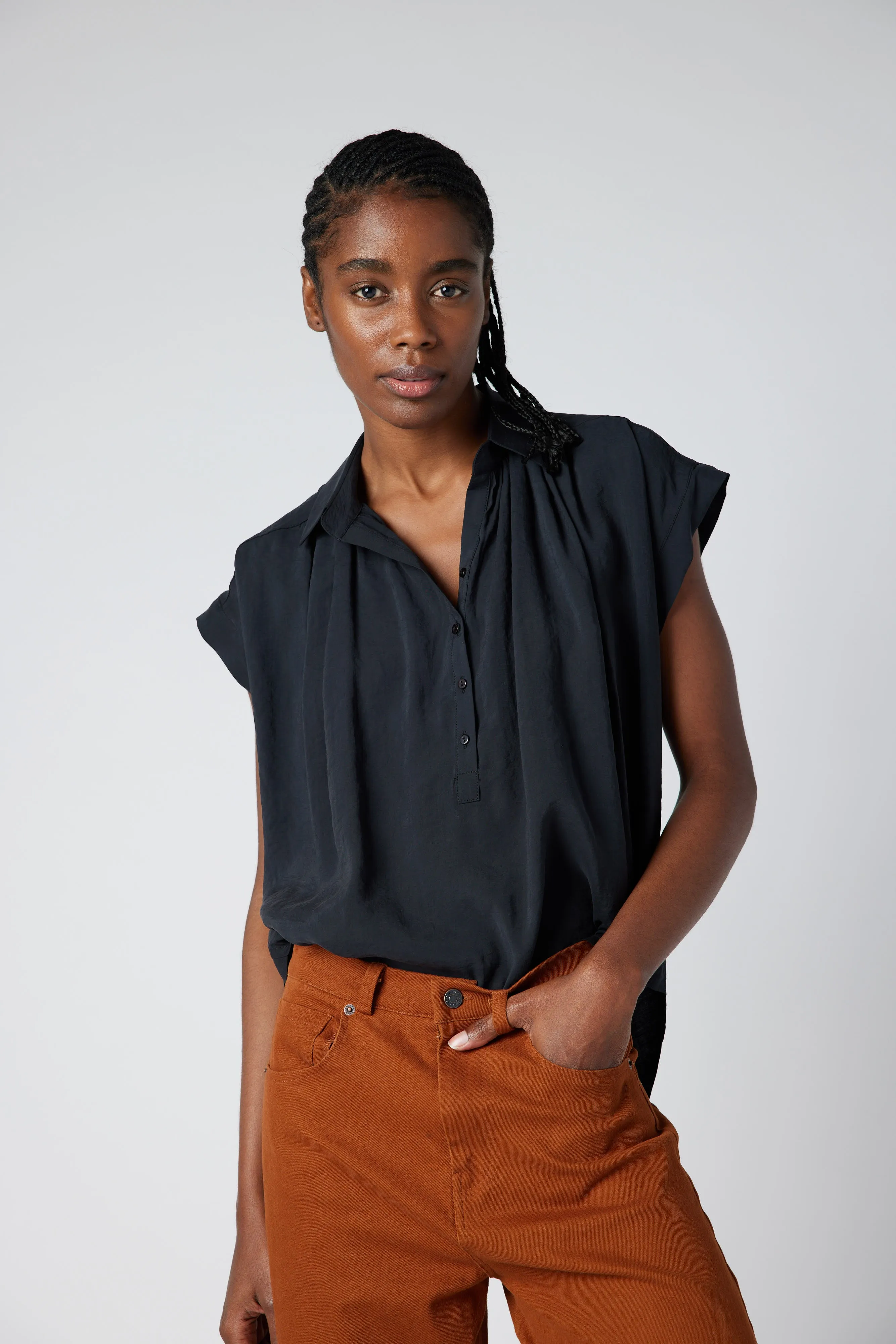 The Nonchalant Oversized Voile Blouse