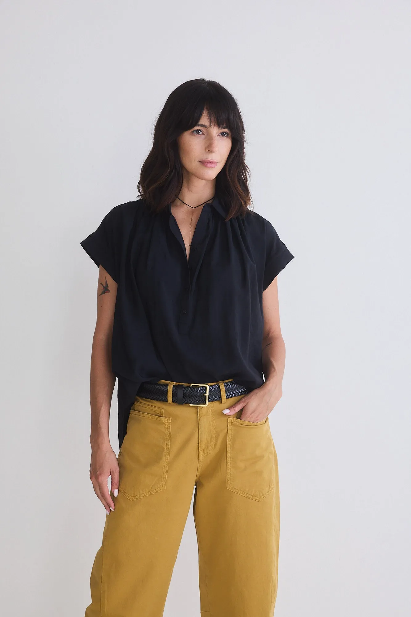 The Nonchalant Oversized Voile Blouse