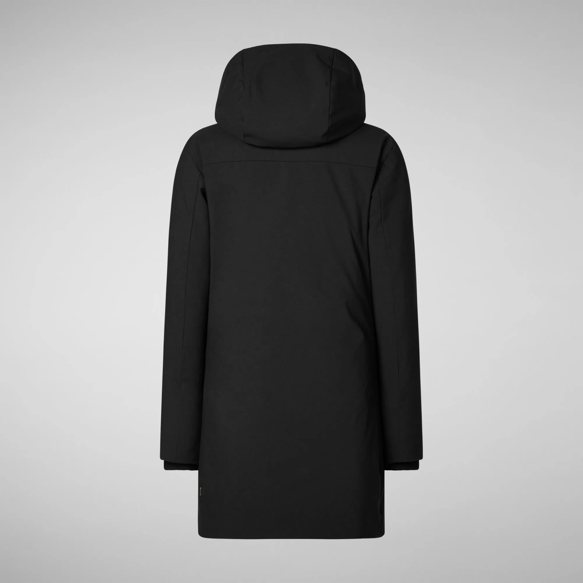 Women's hooded parka nellie in black